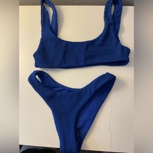 Blue bikini set